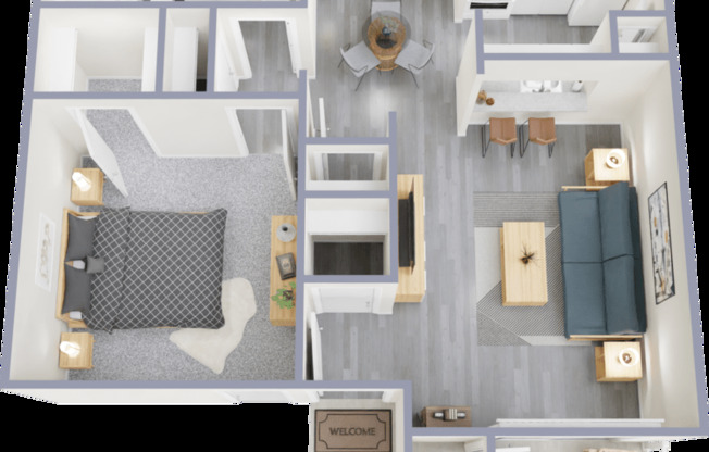 1 bed, 1 bath, 725 sqft, $699