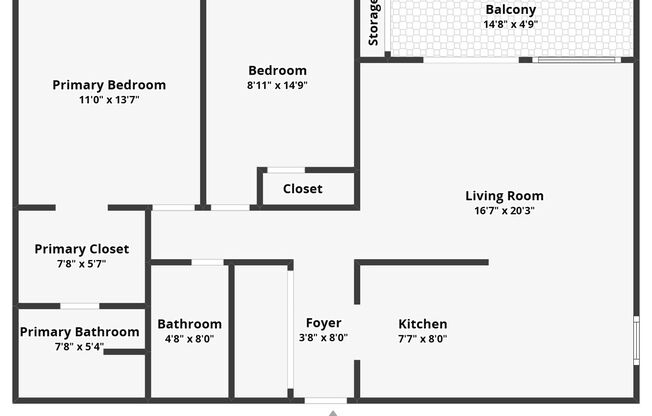 2 beds, 2 baths, 1,036 sqft, $2,395, Unit 3520 - 408