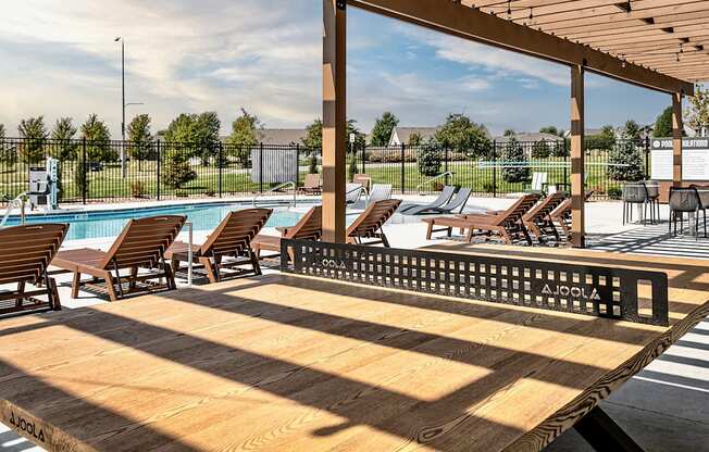 Pool at Hanover Flats in Bennington, NE