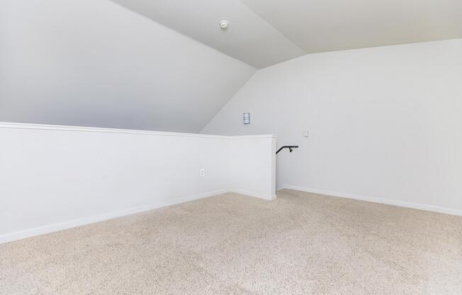 a large bed in a room
