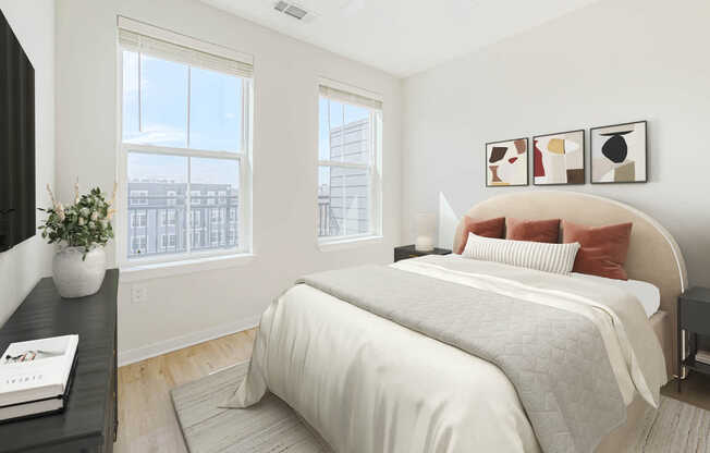 Bedroom with Hard Surface Flooring