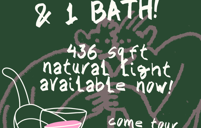 1 bed, 1 bath, 436 sqft, $1,895, Unit 32