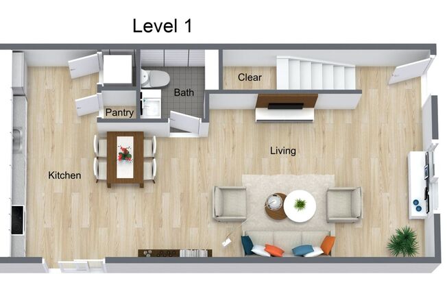 2 beds, 1.5 baths, 1,215 sqft, $3,840, Unit 601