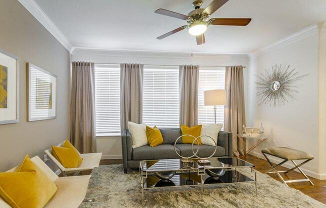 Lighted Ceiling Fan at Berkshire Lakeway, Lakeway, Texas