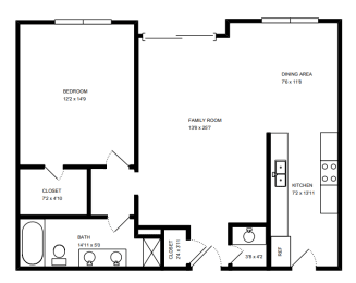 1 bed, 1 bath, 943 sqft, $2,850