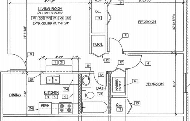 2 beds, 1 bath, 770 sqft, $1,445