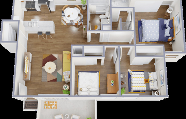 3 beds, 2 baths, 1,012 sqft, $2,695