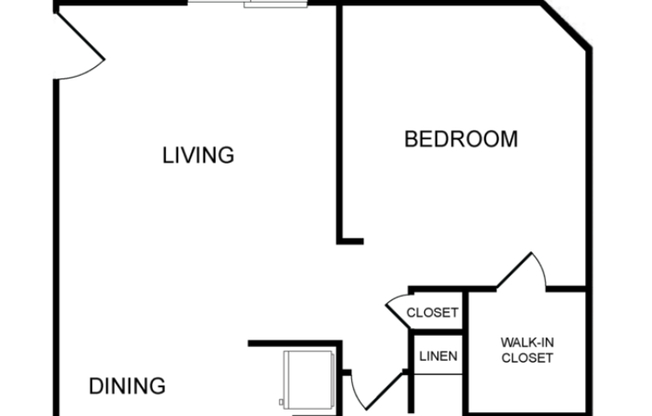 1 bed, 1 bath, 650 sqft, $1,110