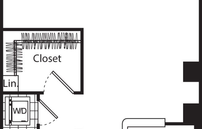 Studio, 1 bath, 573 sqft, $1,951, Unit 111