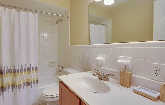 Bathroom at Montecito Apartments, Raleigh, North Carolina