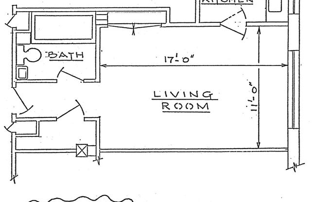 Studio, 1 bath, 304 sqft, $1,345, Unit Unit 203