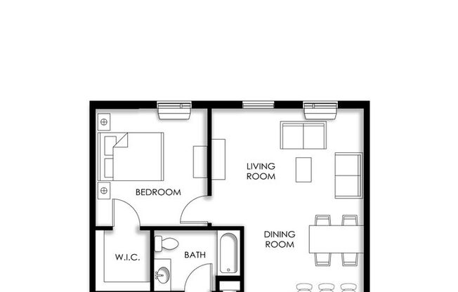1 bed, 1 bath, 774 sqft, $2,400, Unit 416