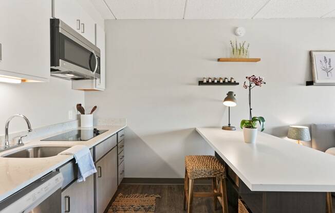 Kitchen Sink at Aire MSP Apartments, Minnesota, 55425