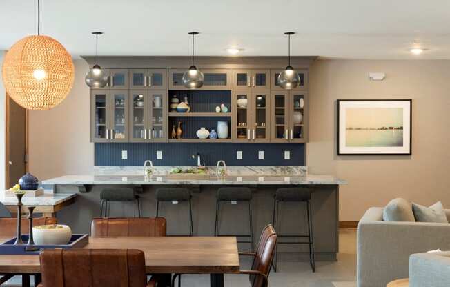 Community Kitchen at The McMillan Apartments in Shoreview, MN 55126
