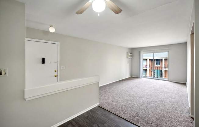 Spacious living room| affordable apartments near me in Southfield, MI