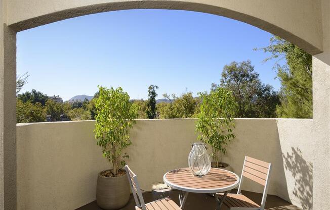 Patio at Tuscany Ridge, Temecula