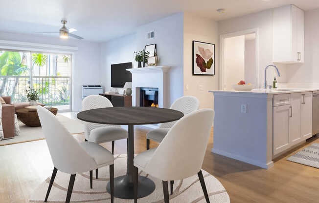 Living Room with Hard Surface Flooring