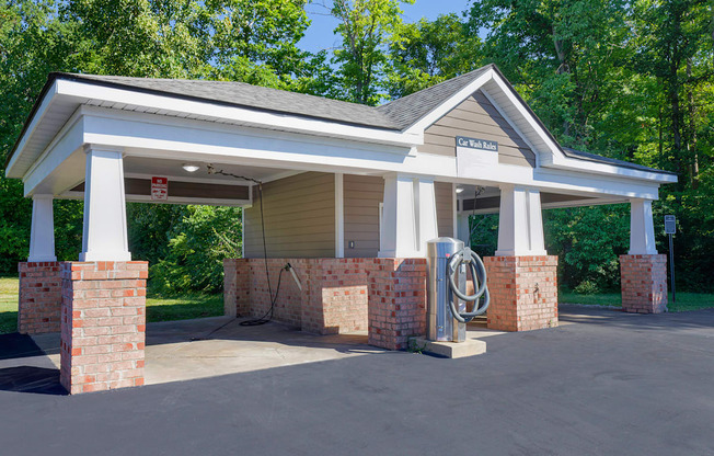 High-powered car wash - Lantern Woods Apartments