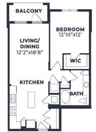 1 bed, 1 bath, 814 sqft, $1,899