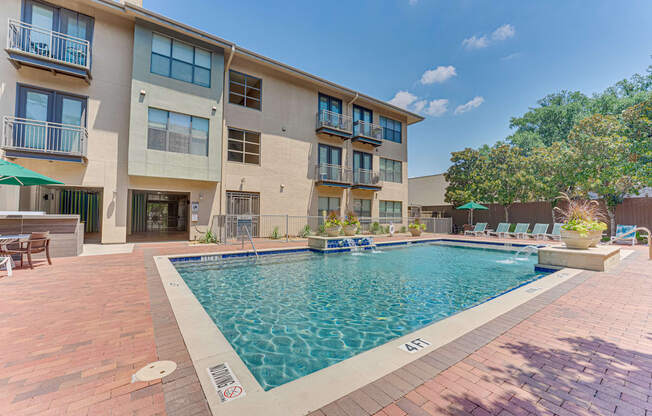 Sparkling Pool at Vue Greenville, Texas, 75206