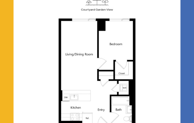 1 bed, 1 bath, $3,310, Unit 429