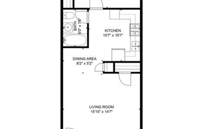 1 bed, 1 bath, 650 sqft, $1,470, Unit 642-08