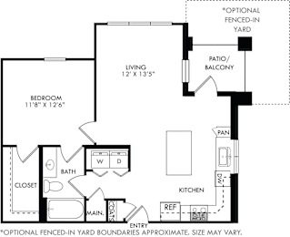 1 bed, 1 bath, 773 sqft, $1,414