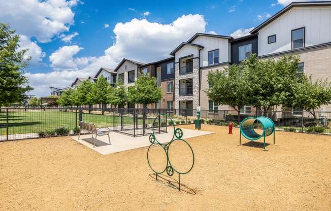 the preserve at ballantyne commons park with playground and playground equipment