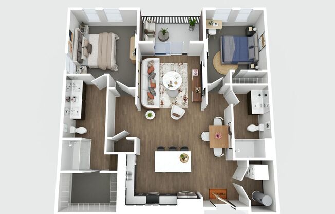 2 beds, 2 baths, 1,131 sqft, $2,375, Unit One11 416