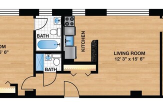 2 beds, 2 baths, 850 sqft, $3,700, Unit 101