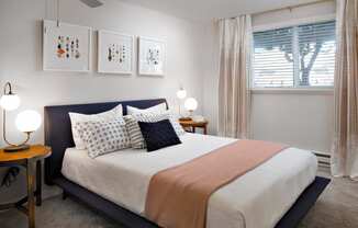 The Lakehouse Apartments Model Bedroom