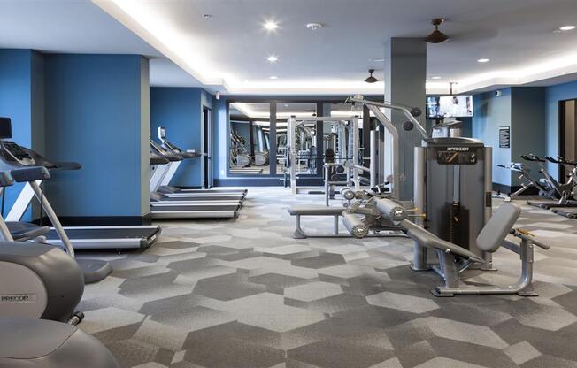Health And Fitness Center at Berkshire Amber, Dallas, Texas