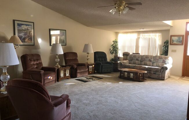 Available May through October 2024 & March & April 2025! Check out this lovely home on golf course.  All in Leisure World a 45+ Active Adult Resort Community.