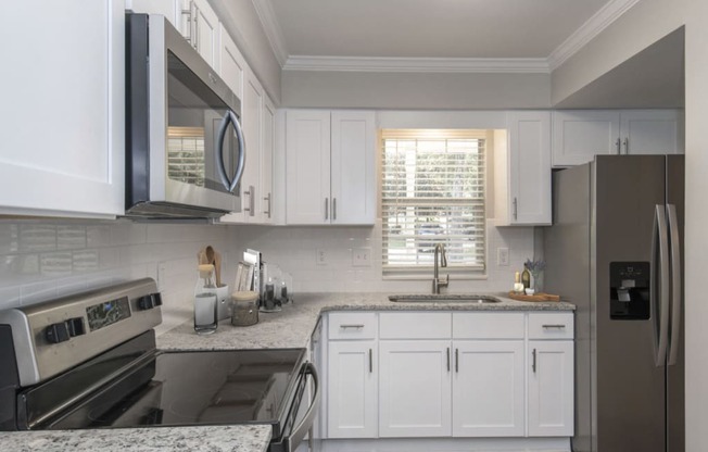 Fairgate Apartments Raleigh NC Kitchen Sideview