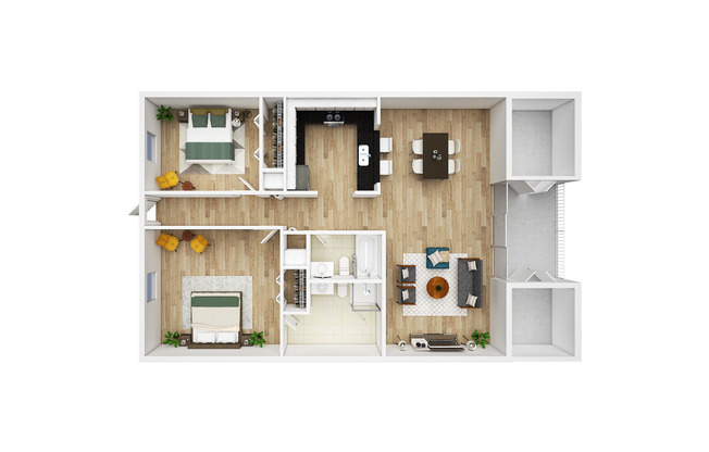 2 beds, 2 baths, 1,067 sqft, $2,295, Unit 5458 - 105