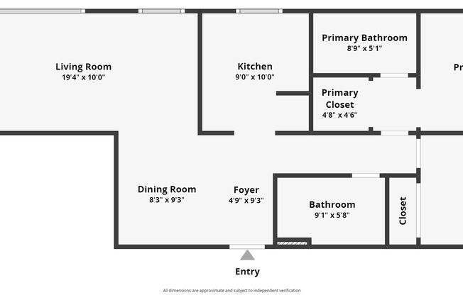 2 beds, 2 baths, 925 sqft, $2,400, Unit B202