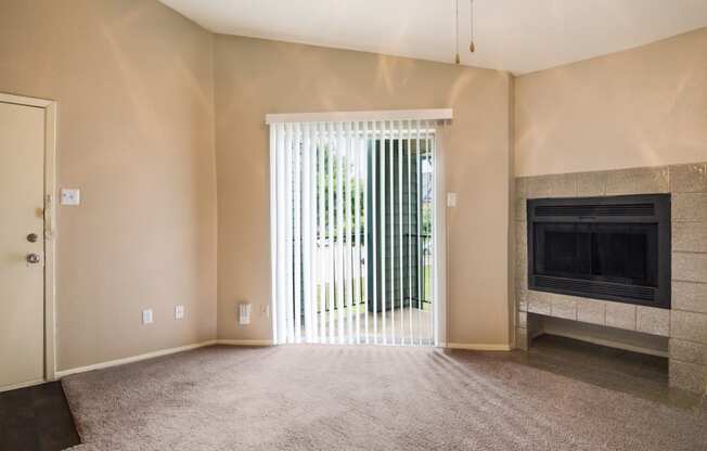Vacant Living Room at Laurels of Sendera Apartment Homes in Arlington, Texas, TX