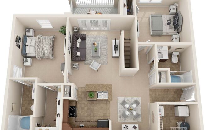 2 beds, 2 baths, 1,233 sqft, $2,835, Unit 225-307