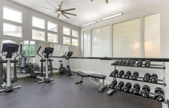 Fitness Center at The Apartments at Tamar Meadow, Columbia, 21045