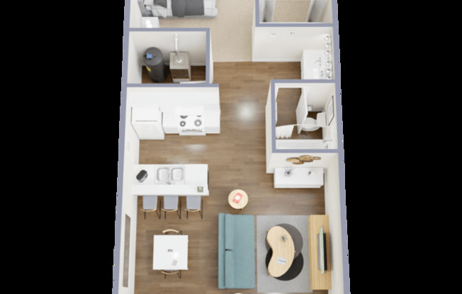 1 bed, 1 bath, 680 sqft, $1,575, Unit 7-2