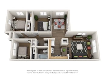 3 beds, 1 bath, 850 sqft, $1,649