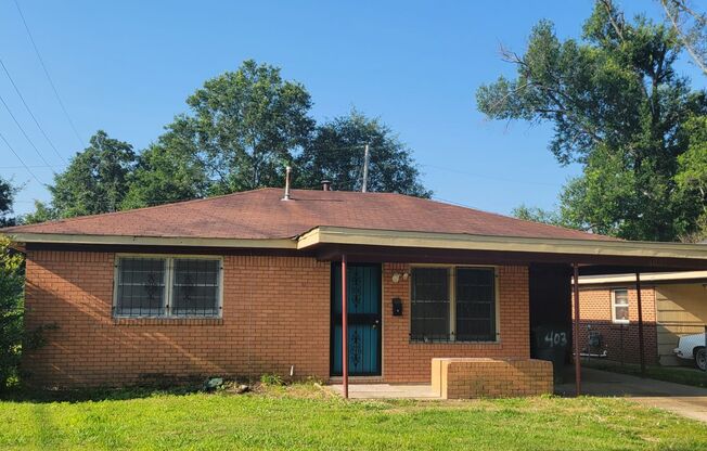 Nice 3 bedroom/1 bath brick home