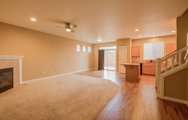 Glencory Community Home with Attached Garage and Large Fenced Rear Patio