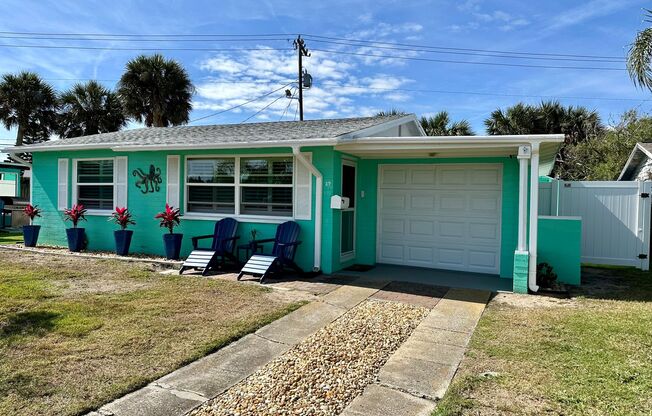 Ormond Beachside Bungalow FOR LEASE! Walk To The Beach Every Day!
