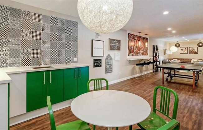 Dining Area at Dwell Apartment Homes, Riverside, CA