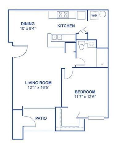 1 bed, 1 bath, 790 sqft, $1,378