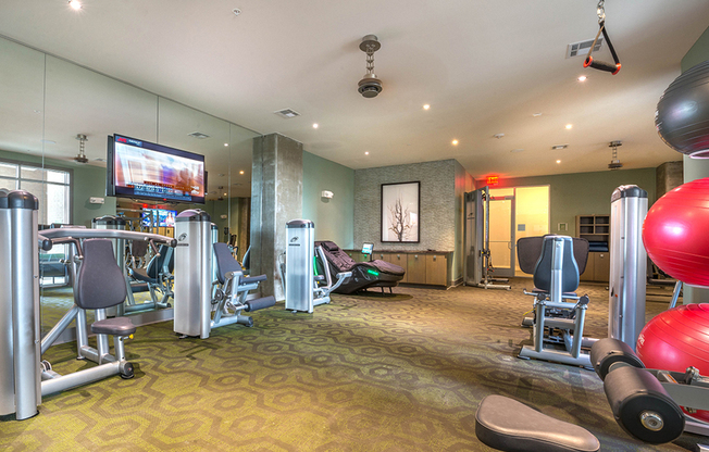 Feel inspired in this multi-functional fitness area