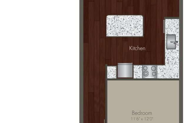 1 bed, 1 bath, 784 sqft, $2,123, Unit 428