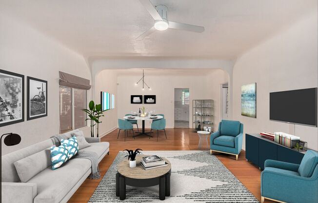 2 beds, 1 bath, 1,312 sqft, $2,495, Unit 729