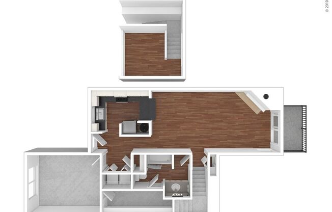 1 bed, 1 bath, 972 sqft, $1,914